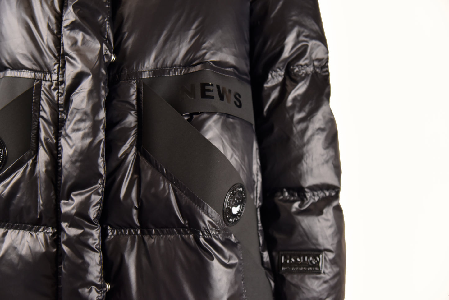 Premium Black Long Down Jacket - Warmth and Style Combined