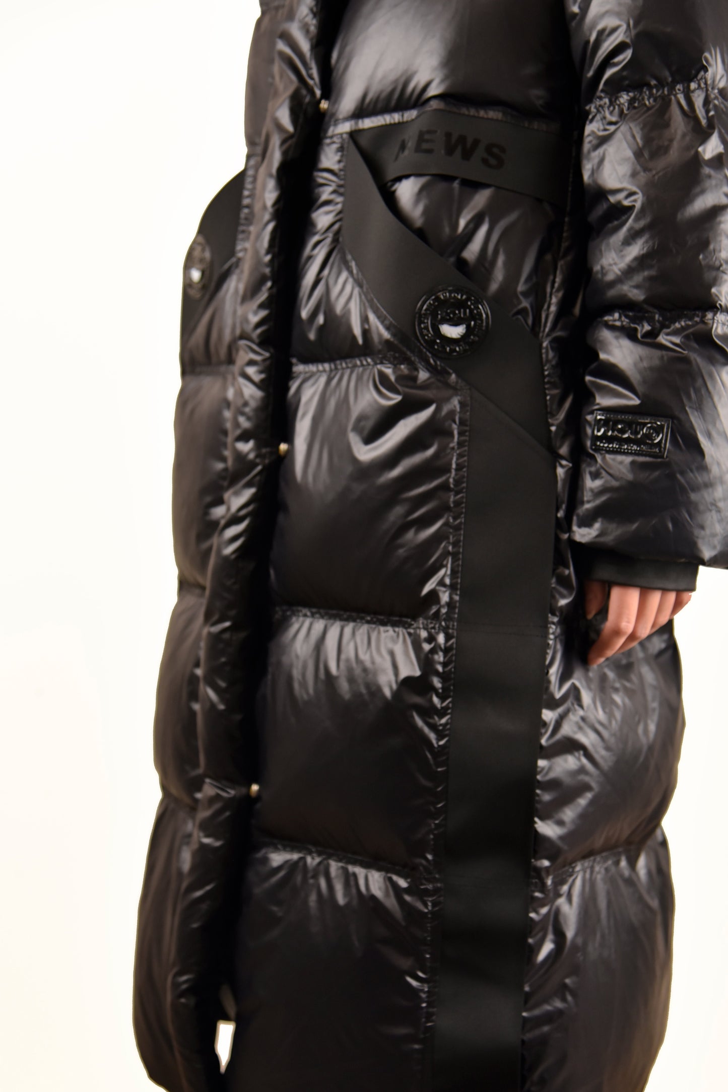 Premium Black Long Down Jacket - Warmth and Style Combined