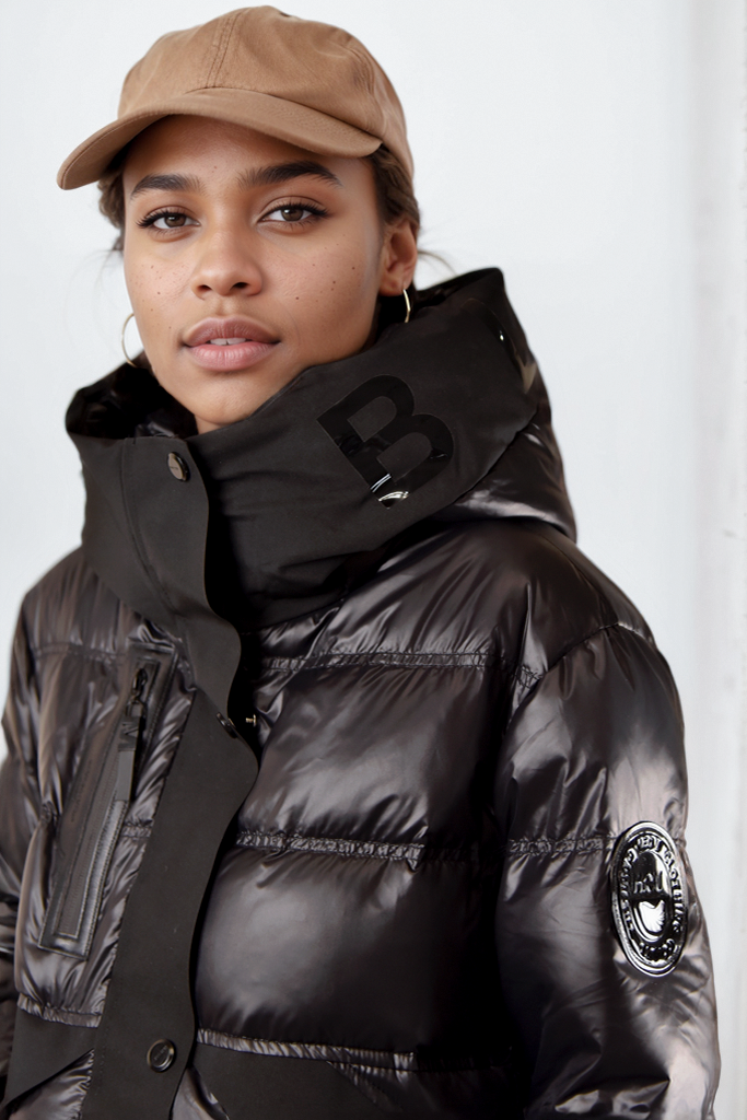 Premium Black Short Down Jacket - Elegant and Warm