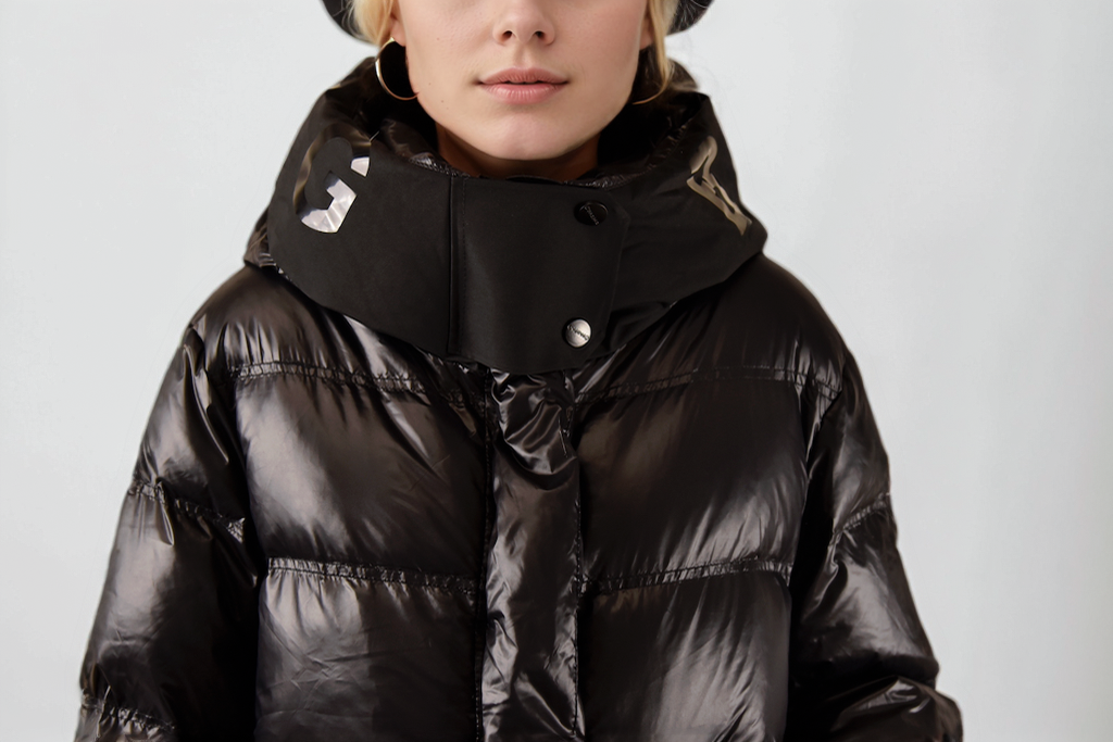 Premium Black Long Down Jacket - Warmth and Style Combined